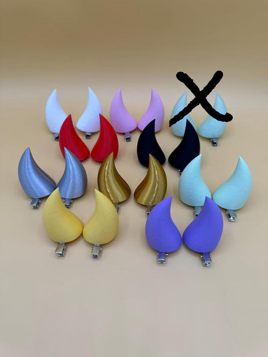 2 Inch Clip-On Horns